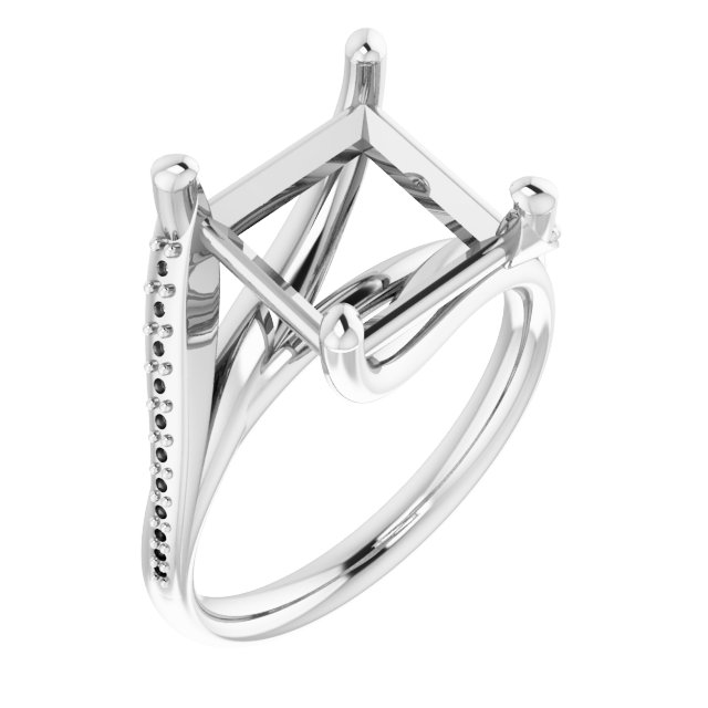 Accented Engagement Ring