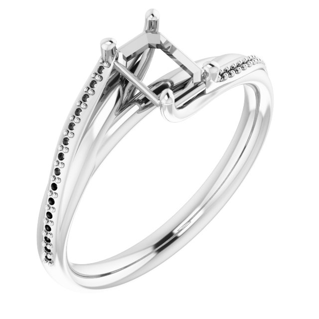 Accented Engagement Ring