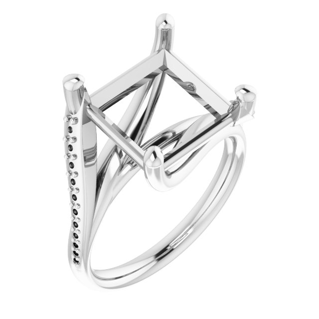 Accented Engagement Ring