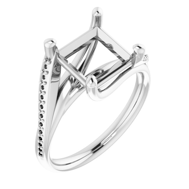 Accented Engagement Ring