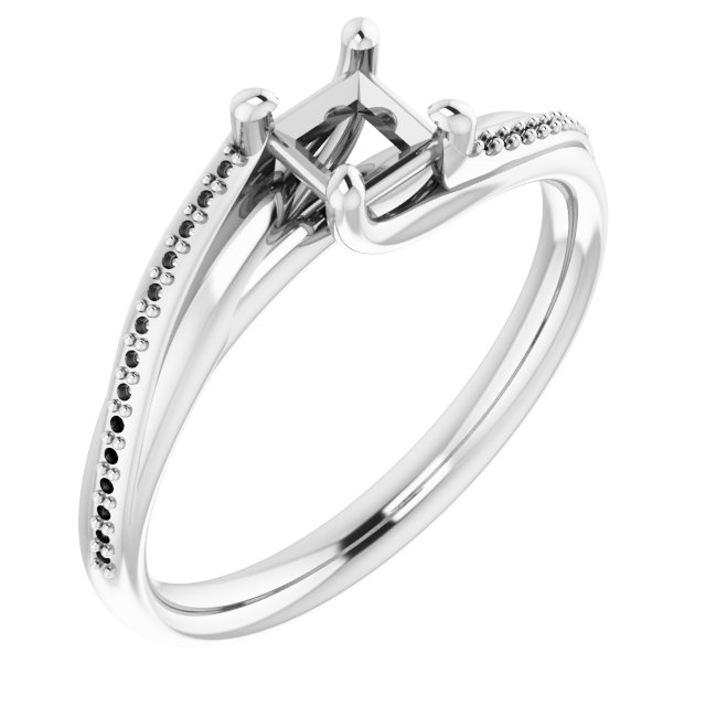 Accented Engagement Ring
