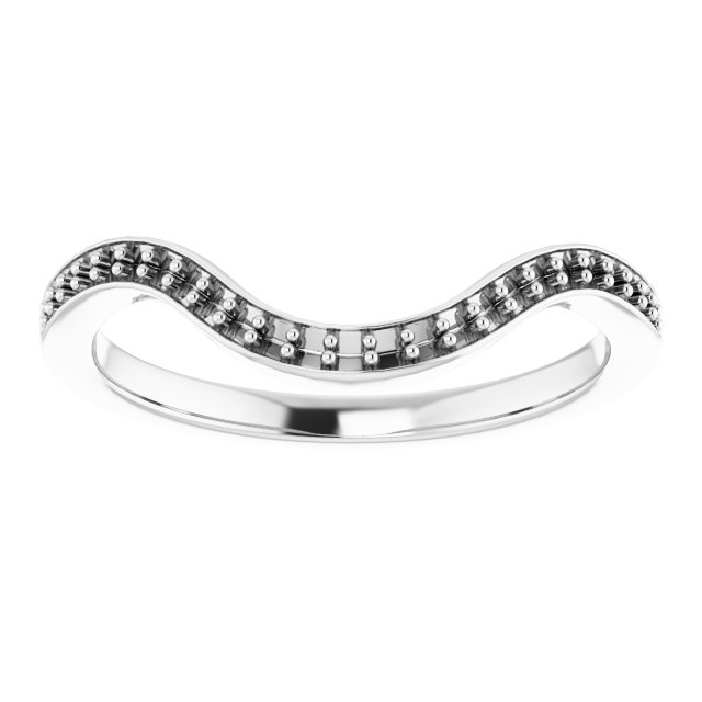 Band Mounting for 6 mm Square Ring view 3