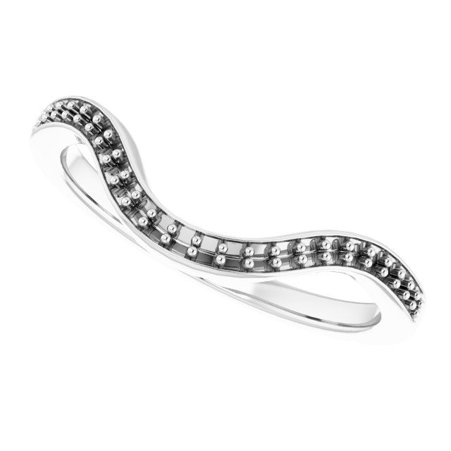 Band Mounting for 6 mm Square Ring view 5