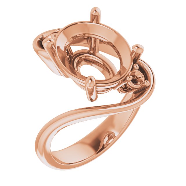 Three-Stone Bypass Engagement Ring