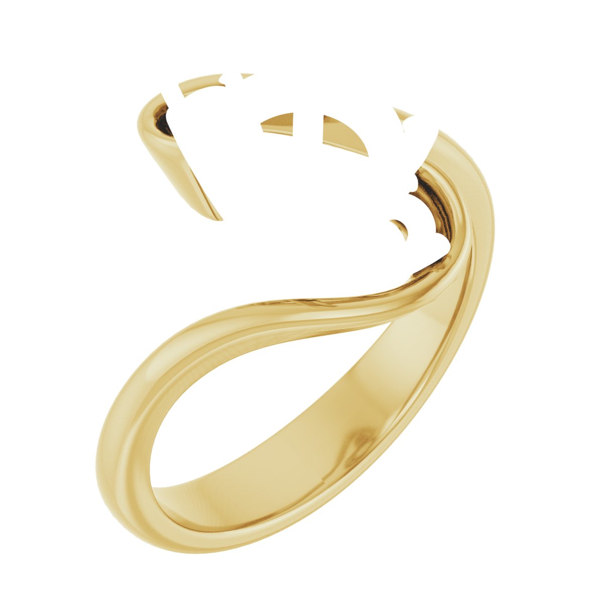 Three-Stone Bypass Engagement Ring