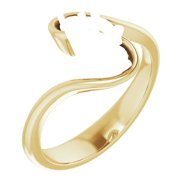 Three-Stone Bypass Engagement Ring