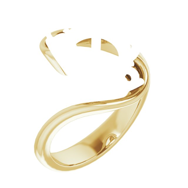 Three-Stone Bypass Engagement Ring