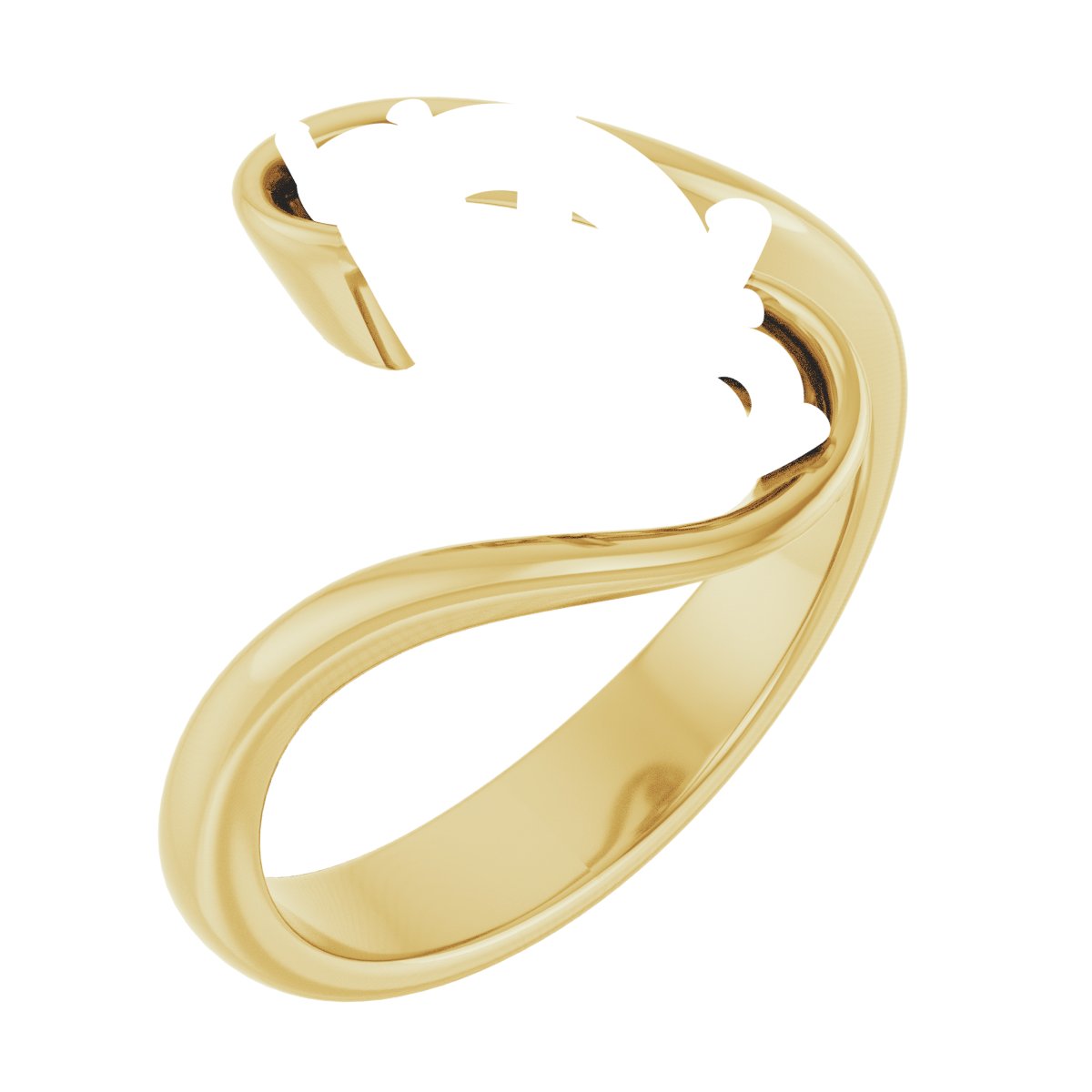 Three-Stone Bypass Engagement Ring