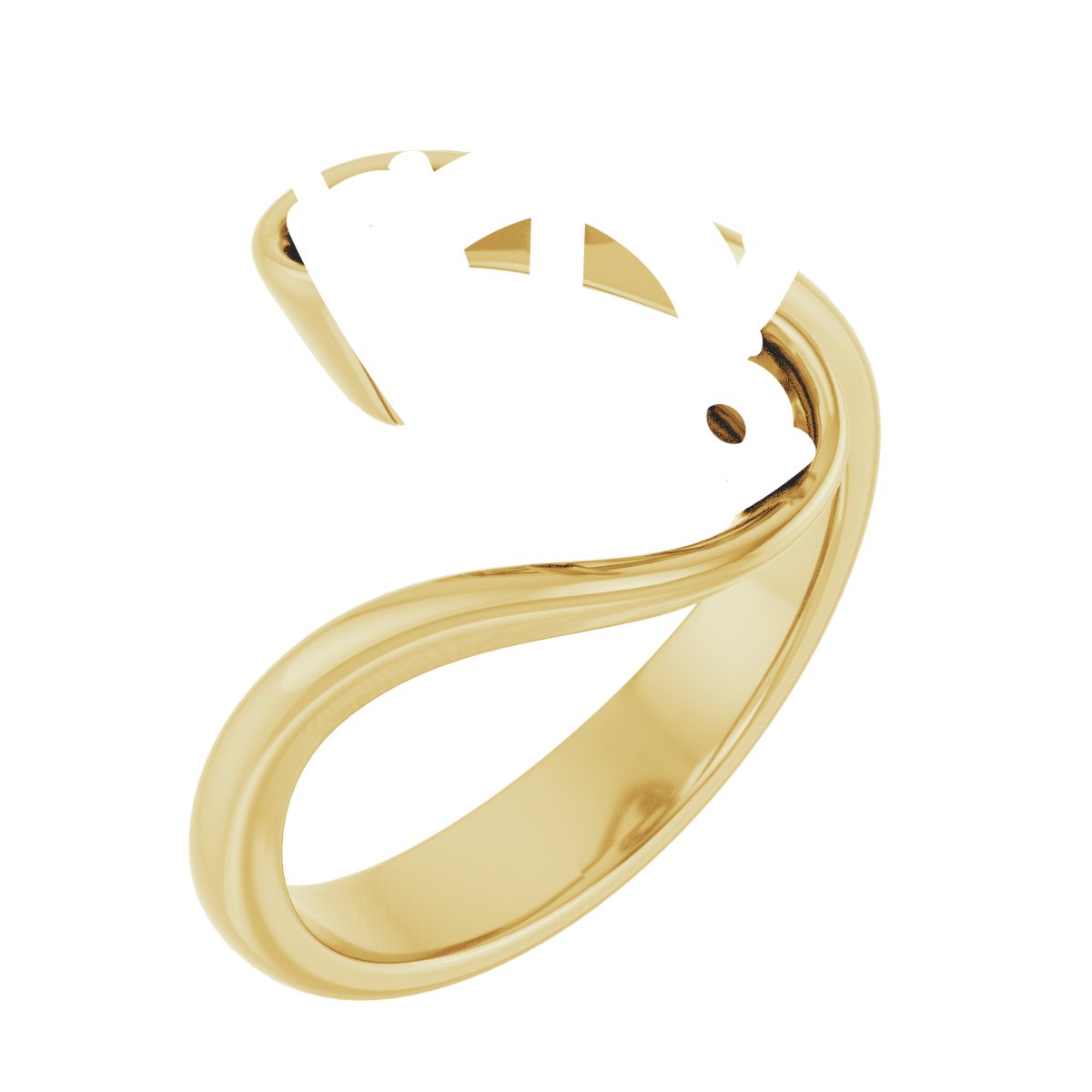 Three-Stone Bypass Engagement Ring