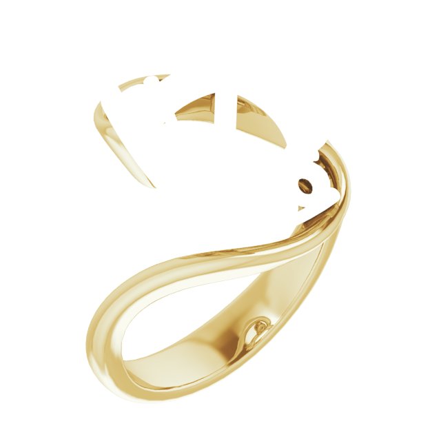 Three-Stone Bypass Engagement Ring