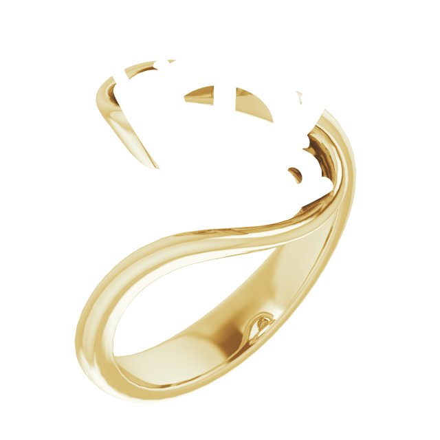 Three-Stone Bypass Engagement Ring
