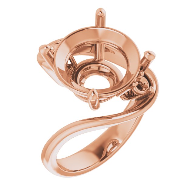 Three-Stone Bypass Engagement Ring