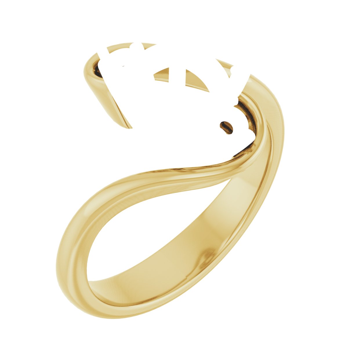 Three-Stone Bypass Engagement Ring