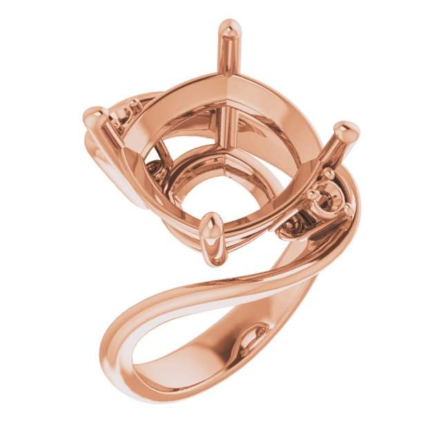 Three-Stone Bypass Engagement Ring