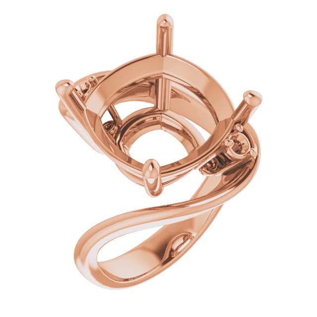 Three-Stone Bypass Engagement Ring