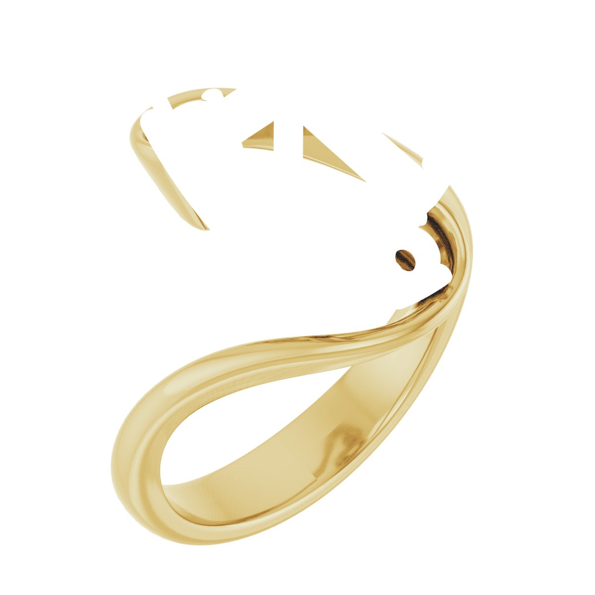 Three-Stone Bypass Engagement Ring