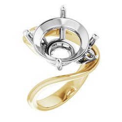 Three-Stone Bypass Engagement Ring