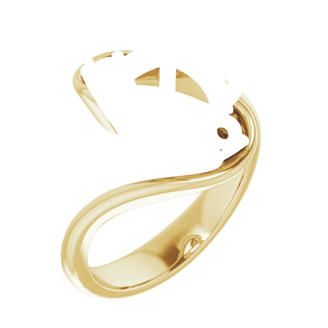 Three-Stone Bypass Engagement Ring