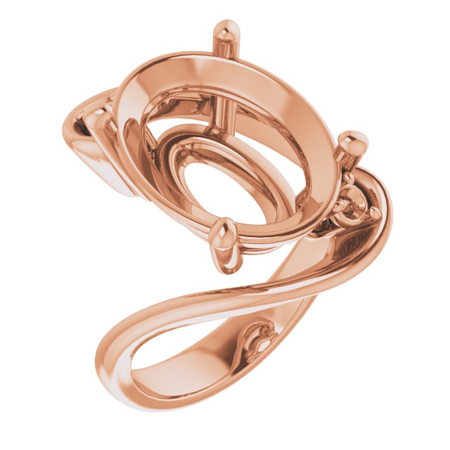 Three-Stone Bypass Engagement Ring