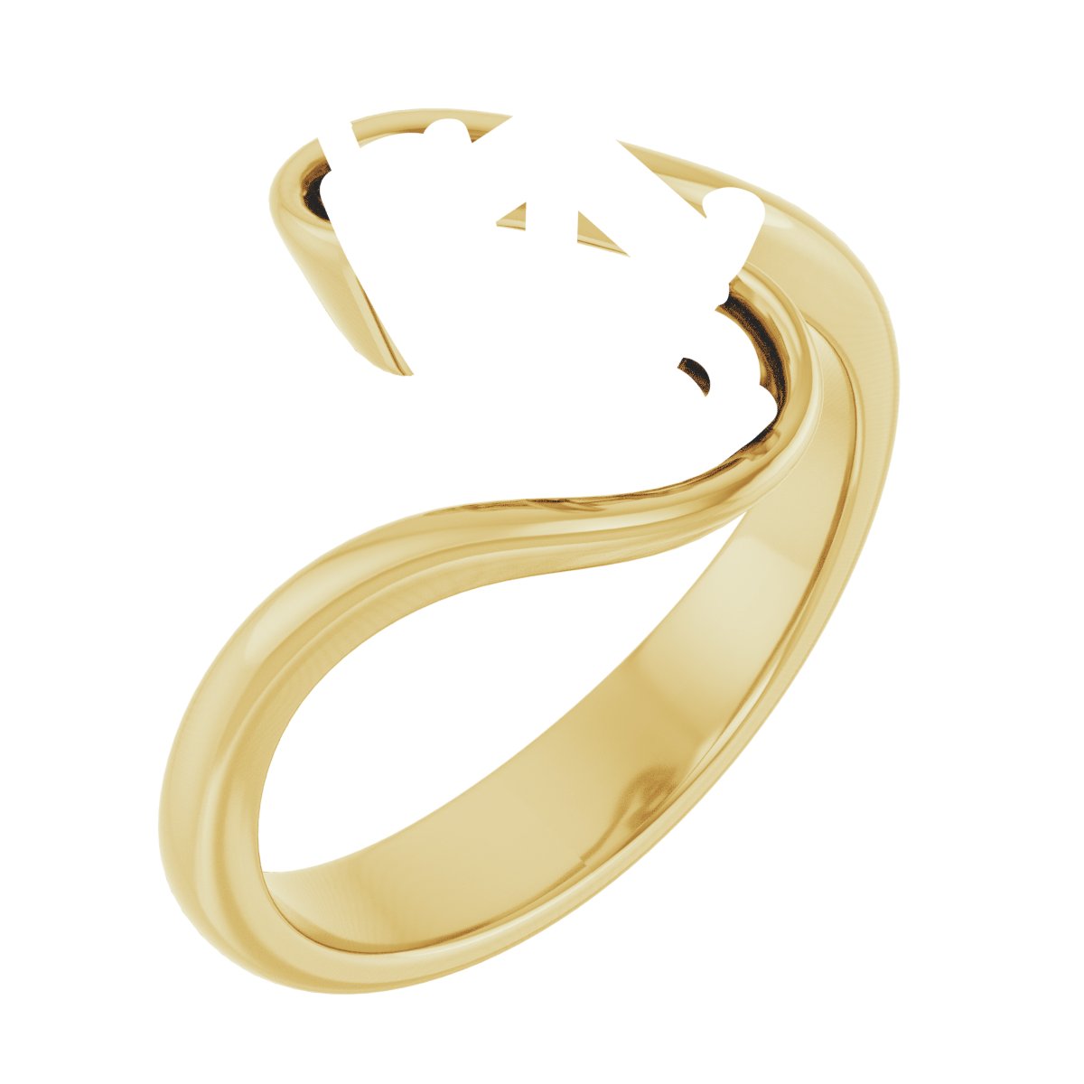 Three-Stone Bypass Engagement Ring