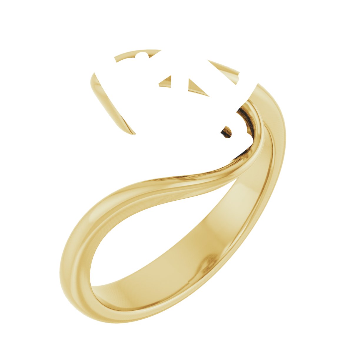 Three-Stone Bypass Engagement Ring