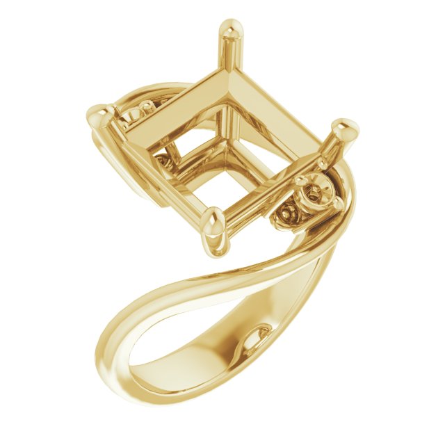 Three-Stone Bypass Engagement Ring