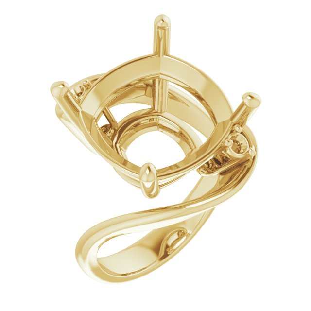 Three-Stone Bypass Engagement Ring