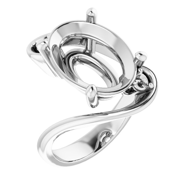 Three-Stone Bypass Engagement Ring
