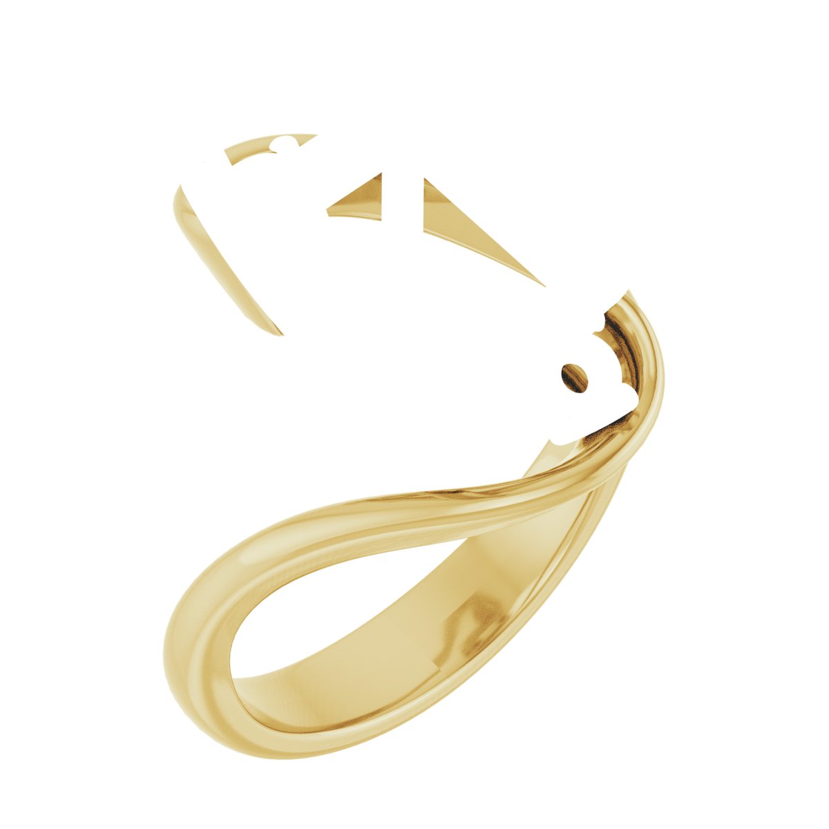 Three-Stone Bypass Engagement Ring