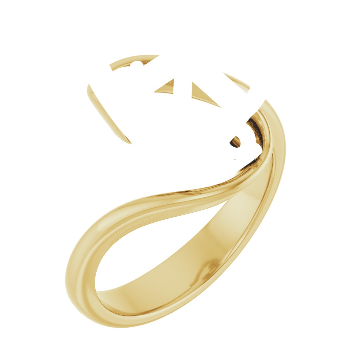 Three-Stone Bypass Engagement Ring