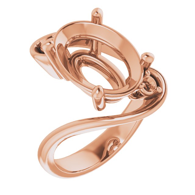 Three-Stone Bypass Engagement Ring