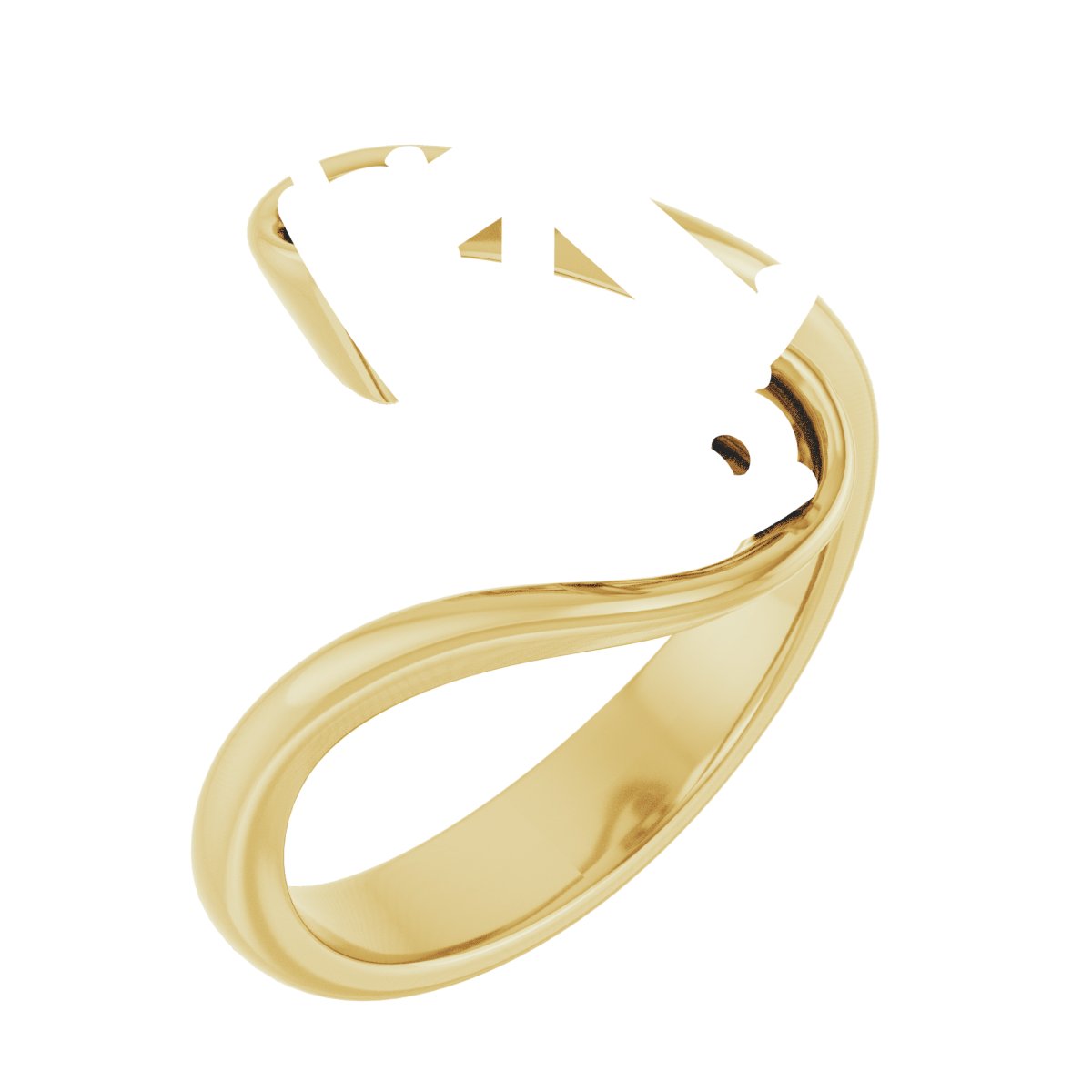 Three-Stone Bypass Engagement Ring