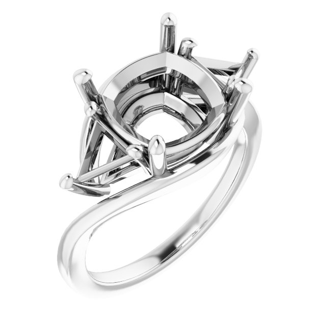 Three-Stone Bypass Engagement Ring