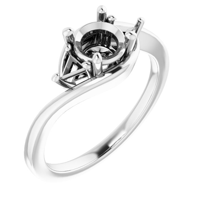 Three-Stone Bypass Engagement Ring
