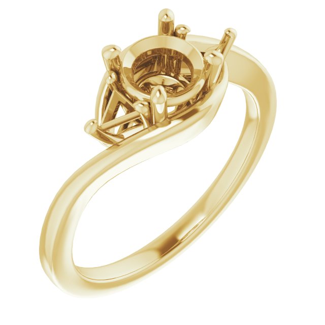 Three-Stone Bypass Engagement Ring