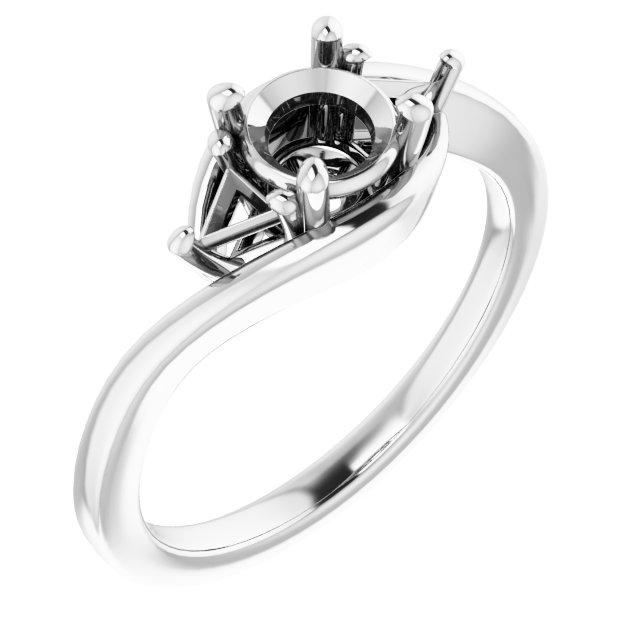 Three-Stone Bypass Engagement Ring