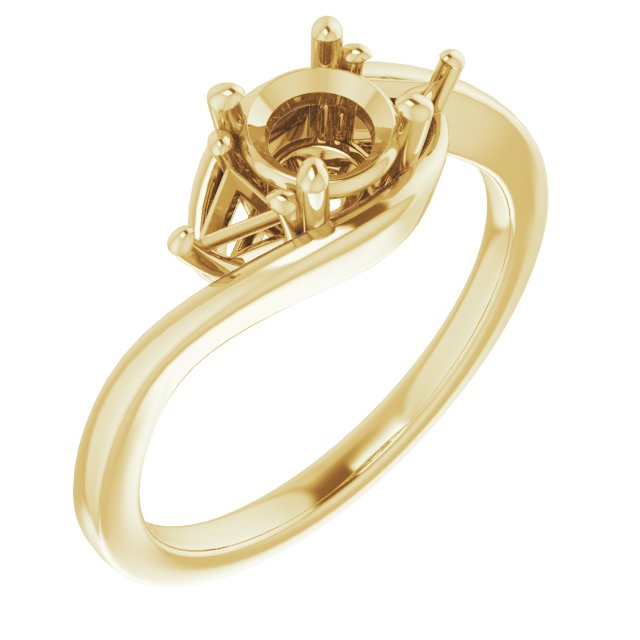 Three-Stone Bypass Engagement Ring