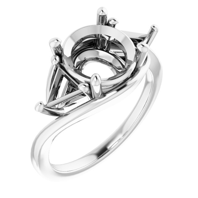 Three-Stone Bypass Engagement Ring