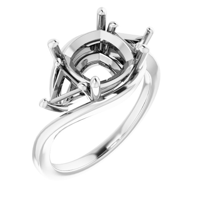 Three-Stone Bypass Engagement Ring