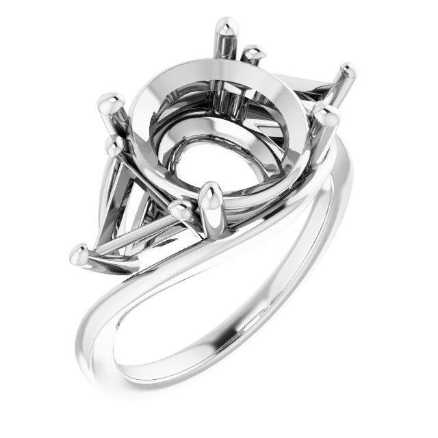 Three-Stone Bypass Engagement Ring