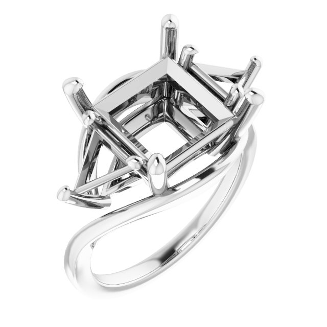 Three-Stone Bypass Engagement Ring