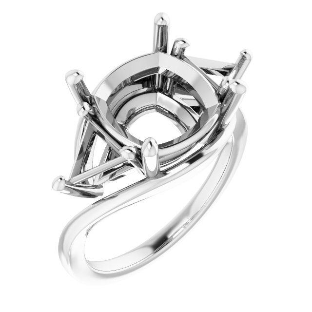 Three-Stone Bypass Engagement Ring