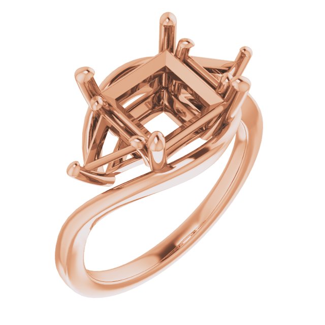Three-Stone Bypass Engagement Ring