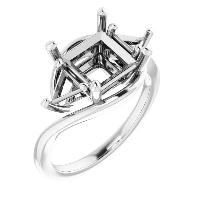 Three-Stone Bypass Engagement Ring