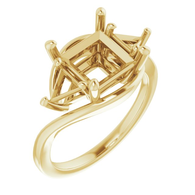 Three-Stone Bypass Engagement Ring