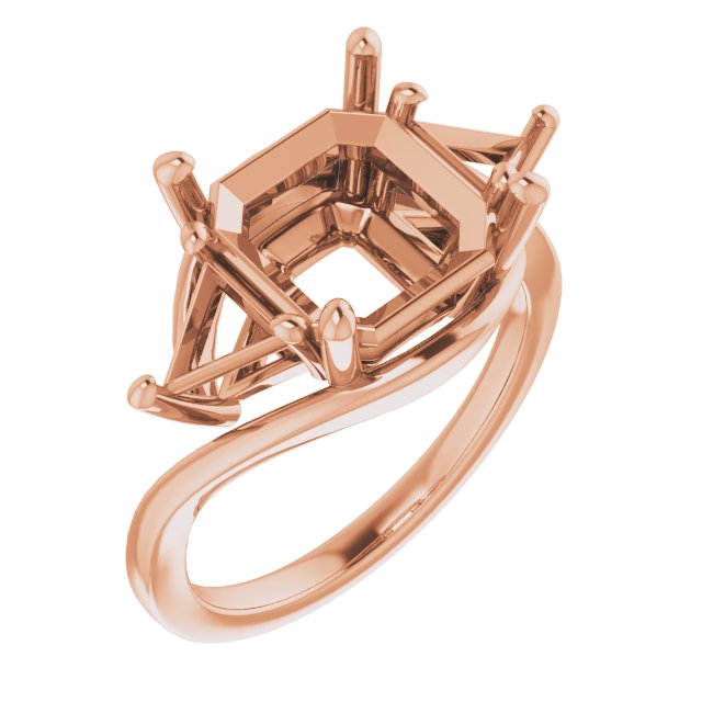 Three-Stone Bypass Engagement Ring