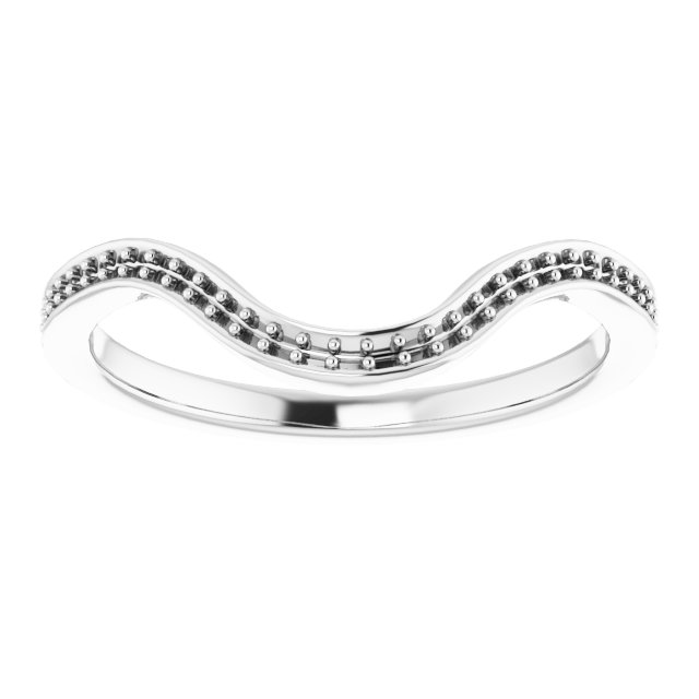 Band Mounting for 10 mm Square Ring view 3