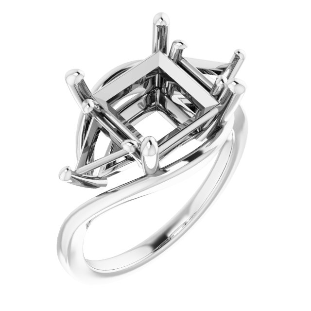 Three-Stone Bypass Engagement Ring