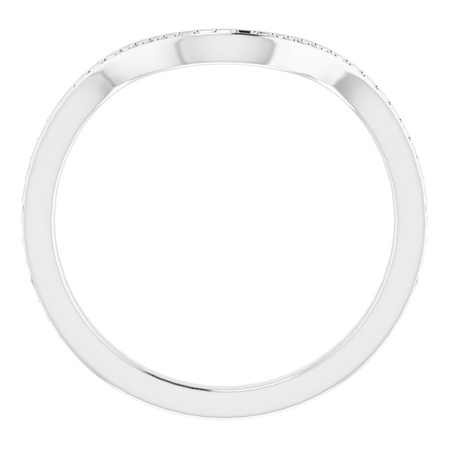 Band Mounting for 10 mm Square Ring view 2