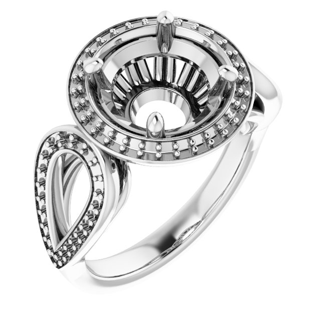 Halo-Style Engagement Ring